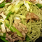 認定No.179 nagiruさん「6月プレゼントの いわきの葱を練り込んだ米粉麺の塩焼きそば、麺の美味しさに舌鼓♪」